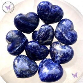 Sodalite Gemstone Crystal Heart